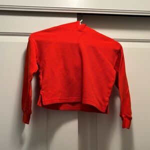 Hanna Andersson crop top hoodie, size 120/6-7Y